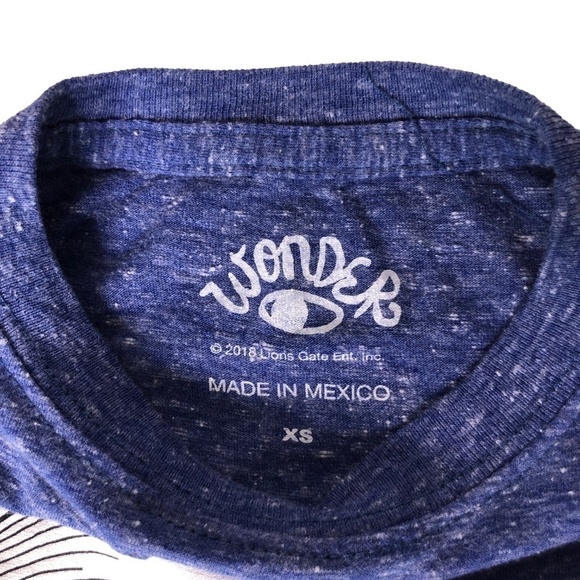 Wonder Movie Novel Boys Helmet Print Tee - Picture 2 of 3